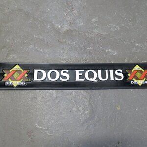 Dos Equis XX Cerveza Beer 20.5x3.5" Bar Rail Mat